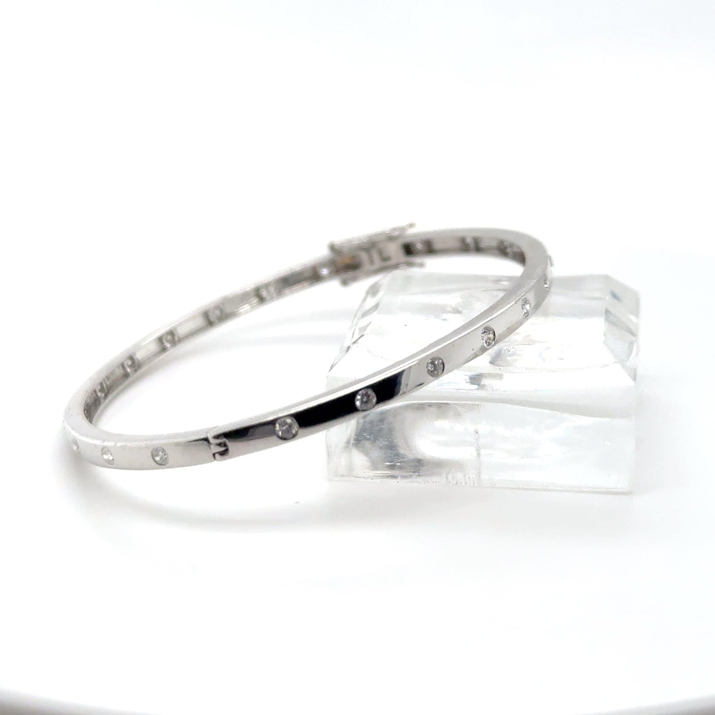 White Gold Bangle